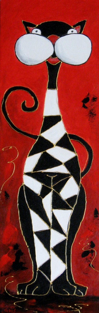 Elle,Grandeur:24x8,Techniques mixtes,Prix sur demande.