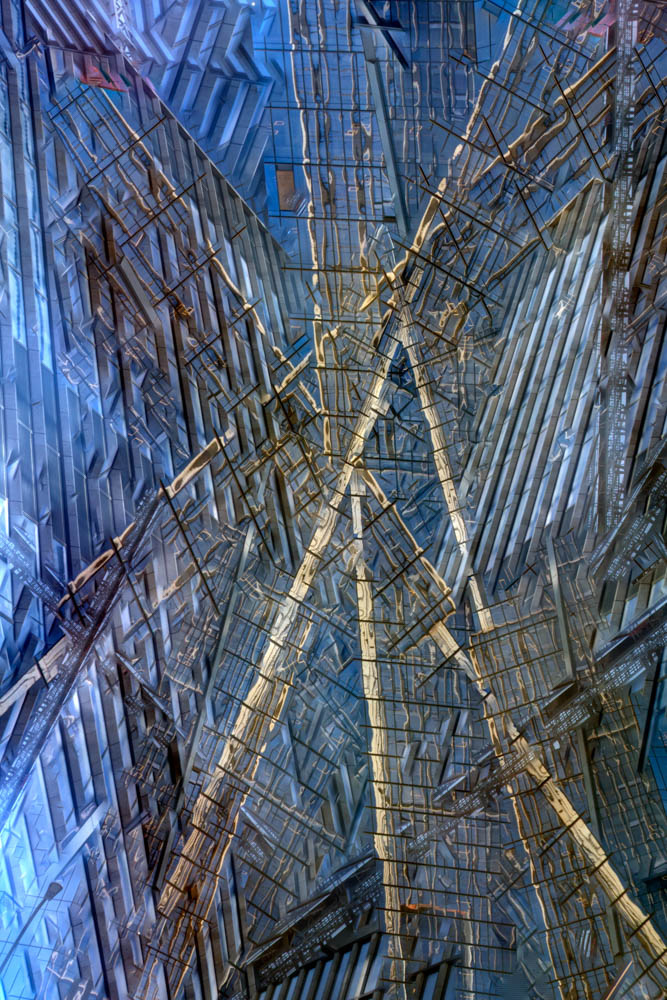Fotografia di Joe Oppedisano - Stratificazioni - Reflection Hudson Yard NY1