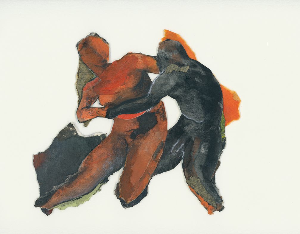 Mes ancêtres pourtant mortes muettes III, 1991, cm, techniques mixtes sur papier, Photo: Paul Litherland