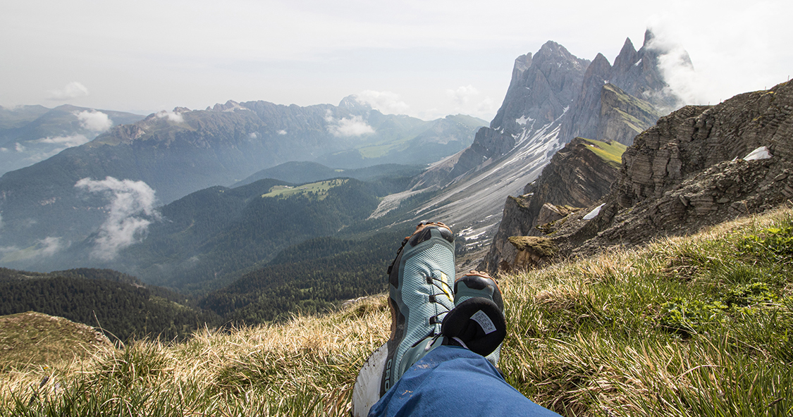 Wandern auf die Seceda, Grödnertal, St. Ulrich