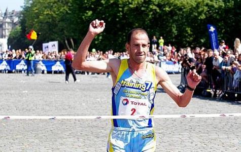 Najim El Qady lors de sa victoire en 2011 D.R