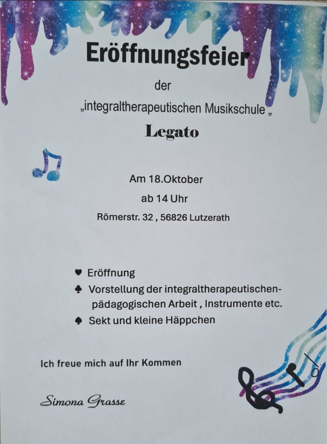 Eröffnungsfeier Musikschule Legato