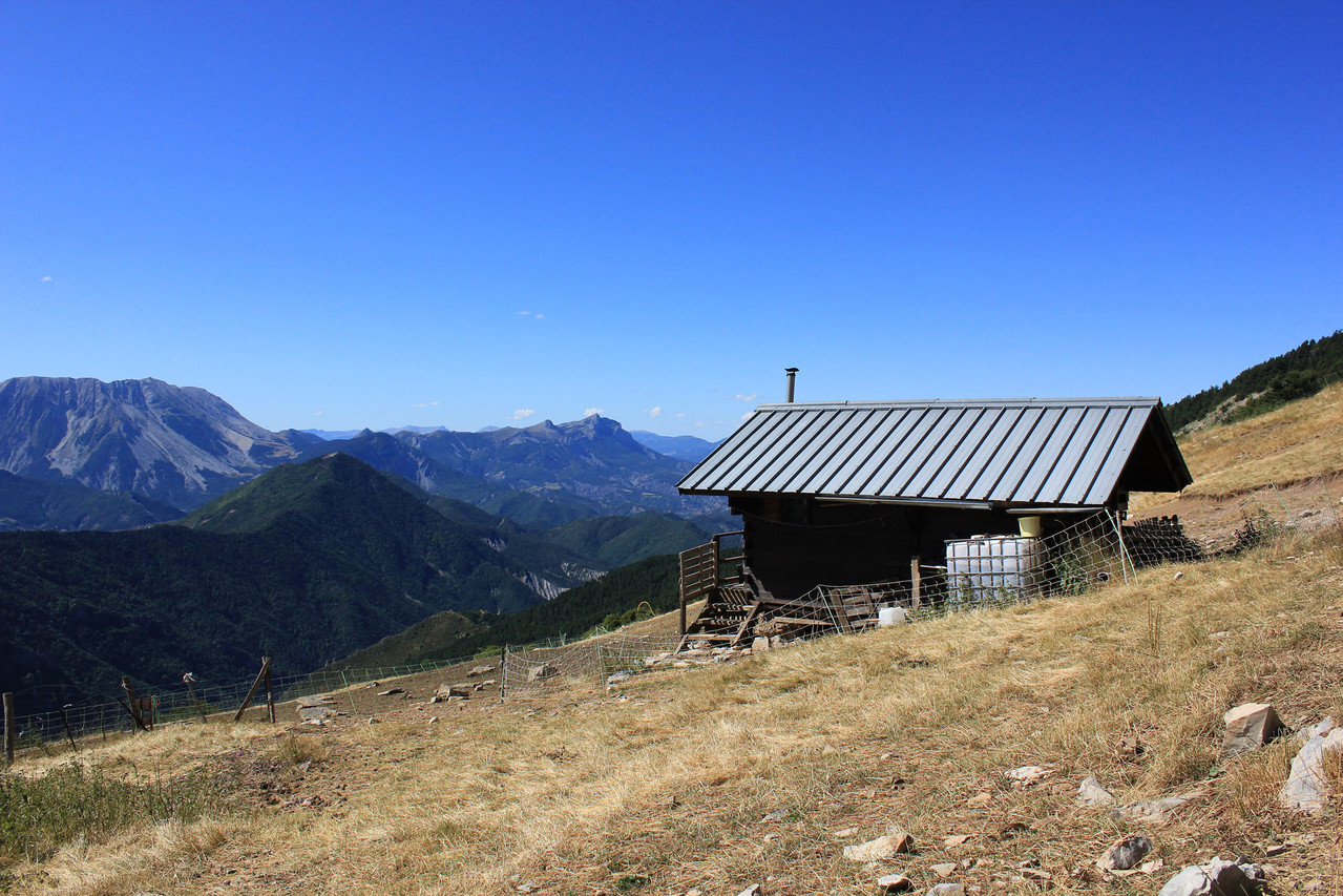 La cabane du berger, 1850 m d'altitude