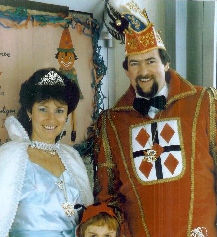 1986/1987 Prinz Franz-Josef Biene I. Prinzessin Rosel Biene I.