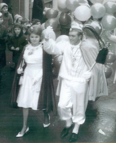 1963/1964 Prinz Hermann Arens I. Prinzessin Monika Schmidt I.