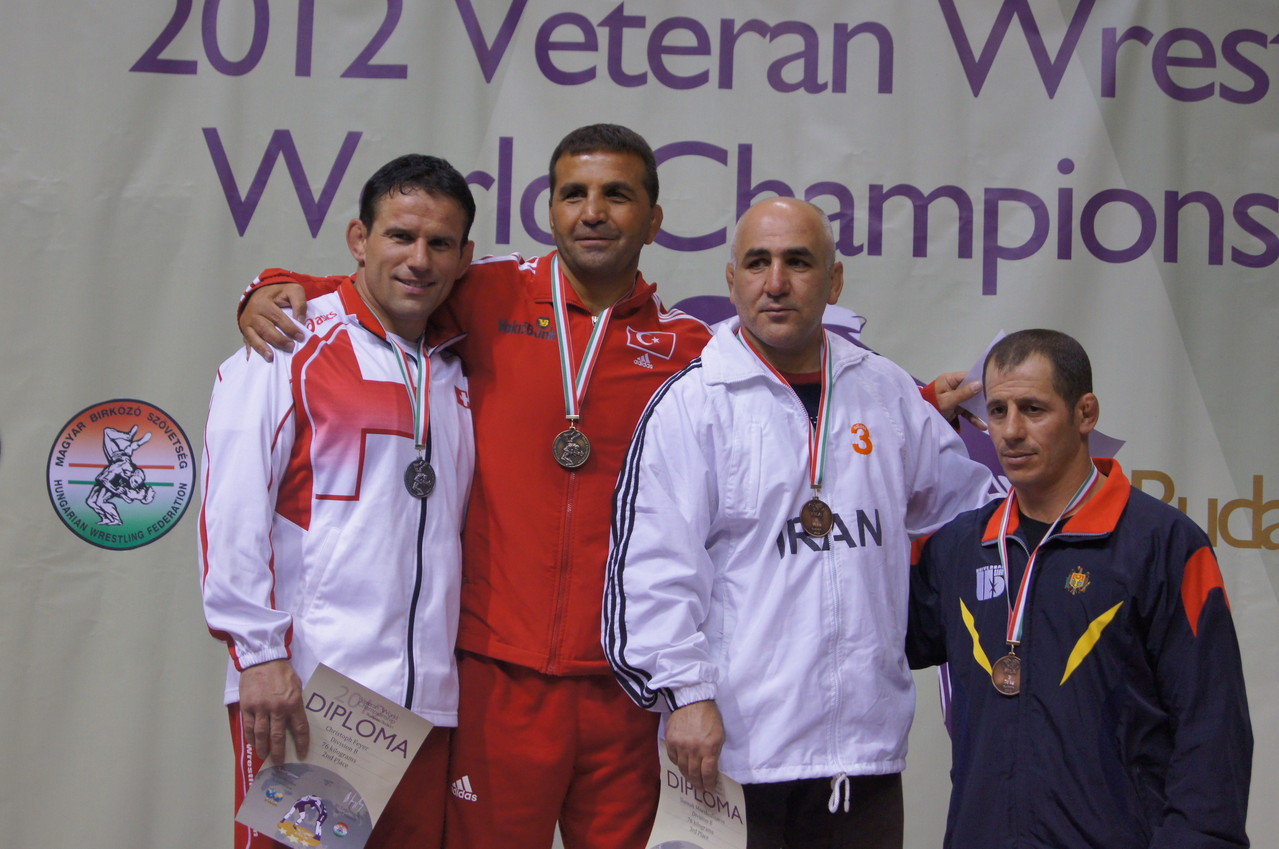 Veteranen WM in Budapest, Silbermedaille von Feyer Christoph