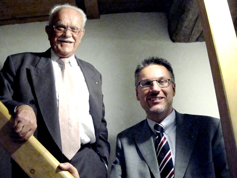 Bruno Begni (links) wird nach 18 Jahren als Präsident des GC Business-Club durch Christian Elliscasis abgelöst.