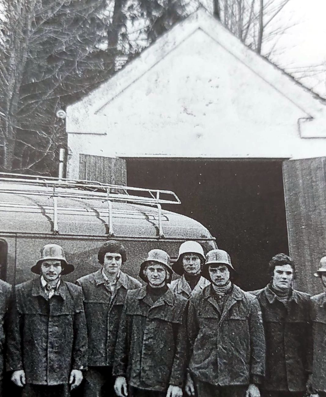 Das erste Feuerwehrhaus der Gemeinde