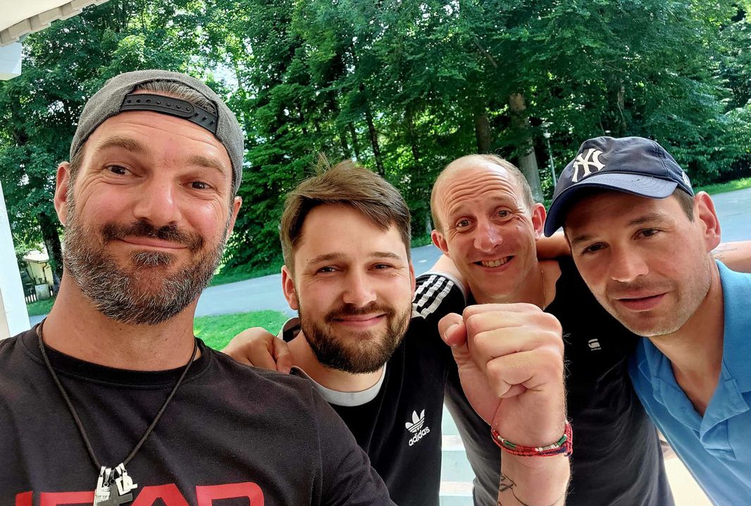 v.l. Max Frei, Georg Neugebauer, Sebastian Rauch, Veit Stöcklein