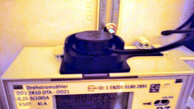 Bild 3, Zusatzgerät am Stromzähler