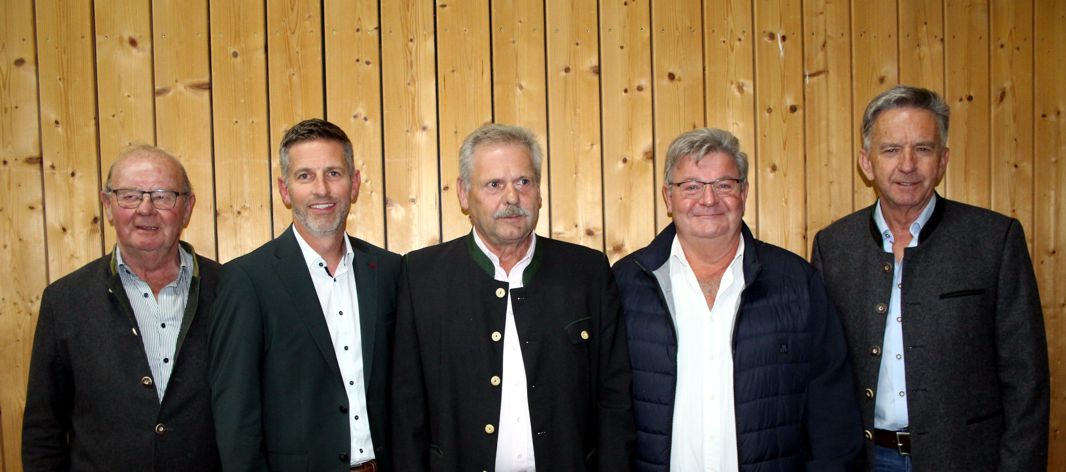 von links: Franz Sanftl, Thomas Weber, Sebastian Linner, Rudolf Schreyer und Karl Fischberger.