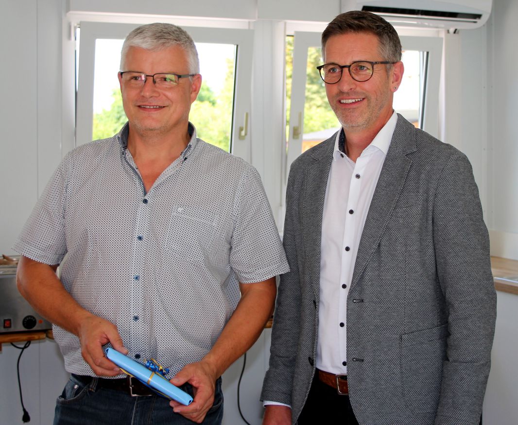 Thomas Weber bedankte sich bei Franz Glasl