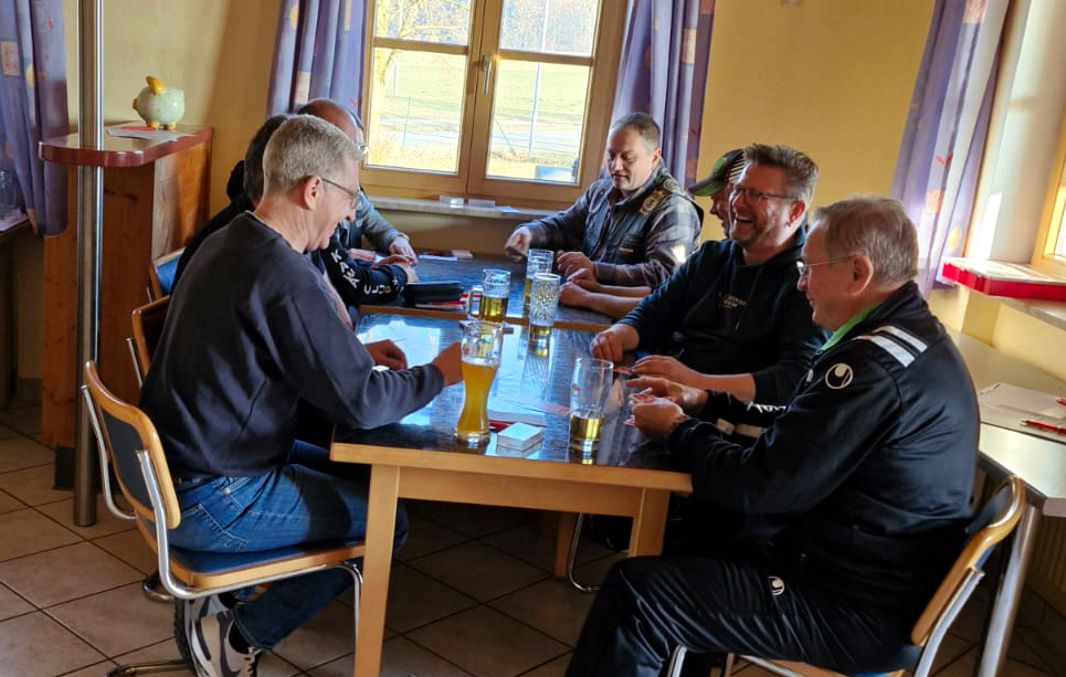 Spaß beim Watten