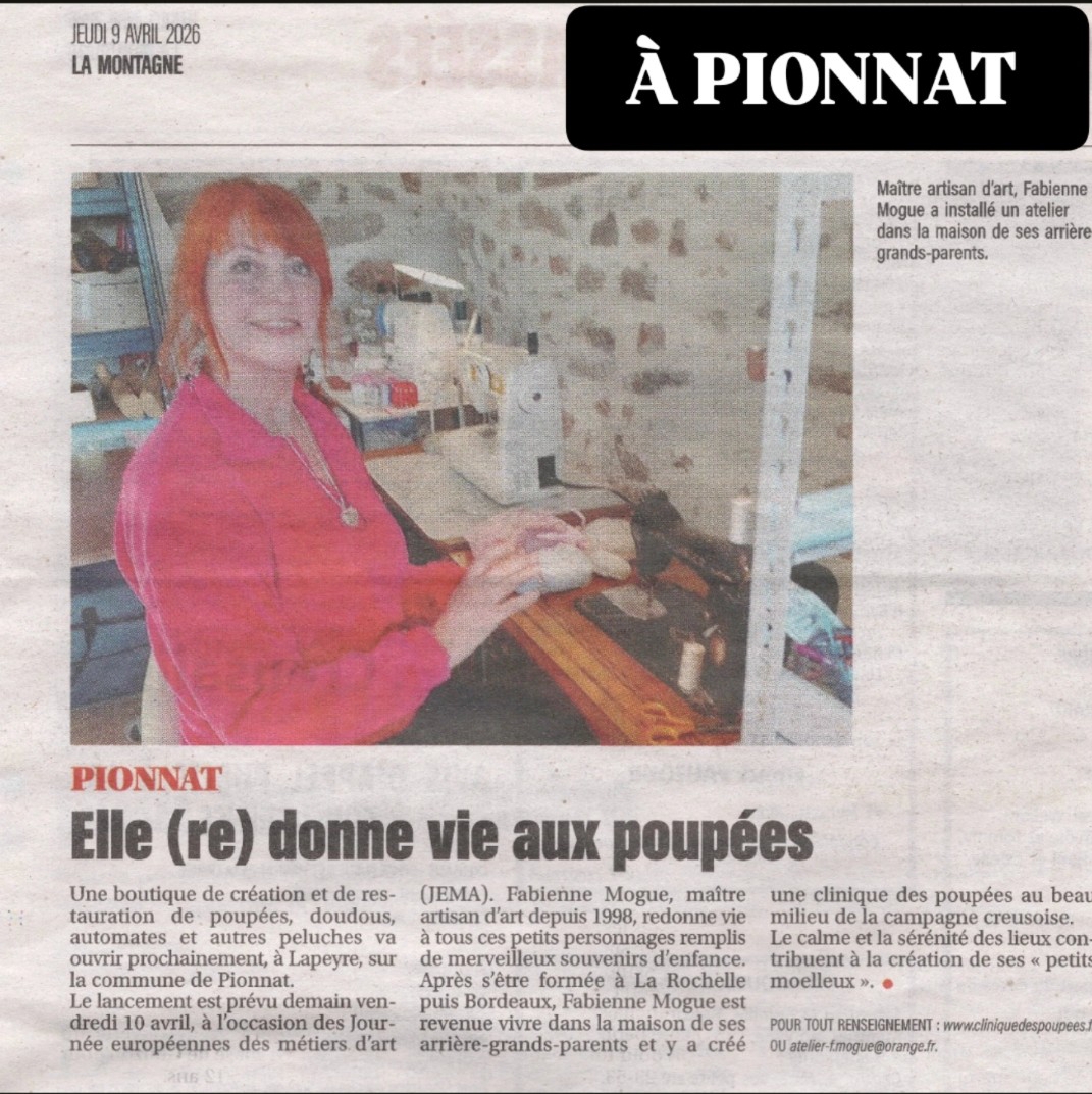 Reportage Lamontagne La Clinique Des Poupees Pionnat