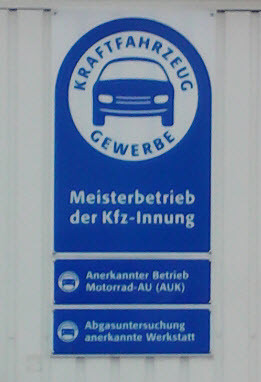 Wir sind... ein Meisterbetrieb der Kfz-Innung | ...ein anerkannter Betrieb für Ihre Motorrad-AU (AUK) | ... eine anerkannte Werkstatt für Ihre Abgasuntersuchung