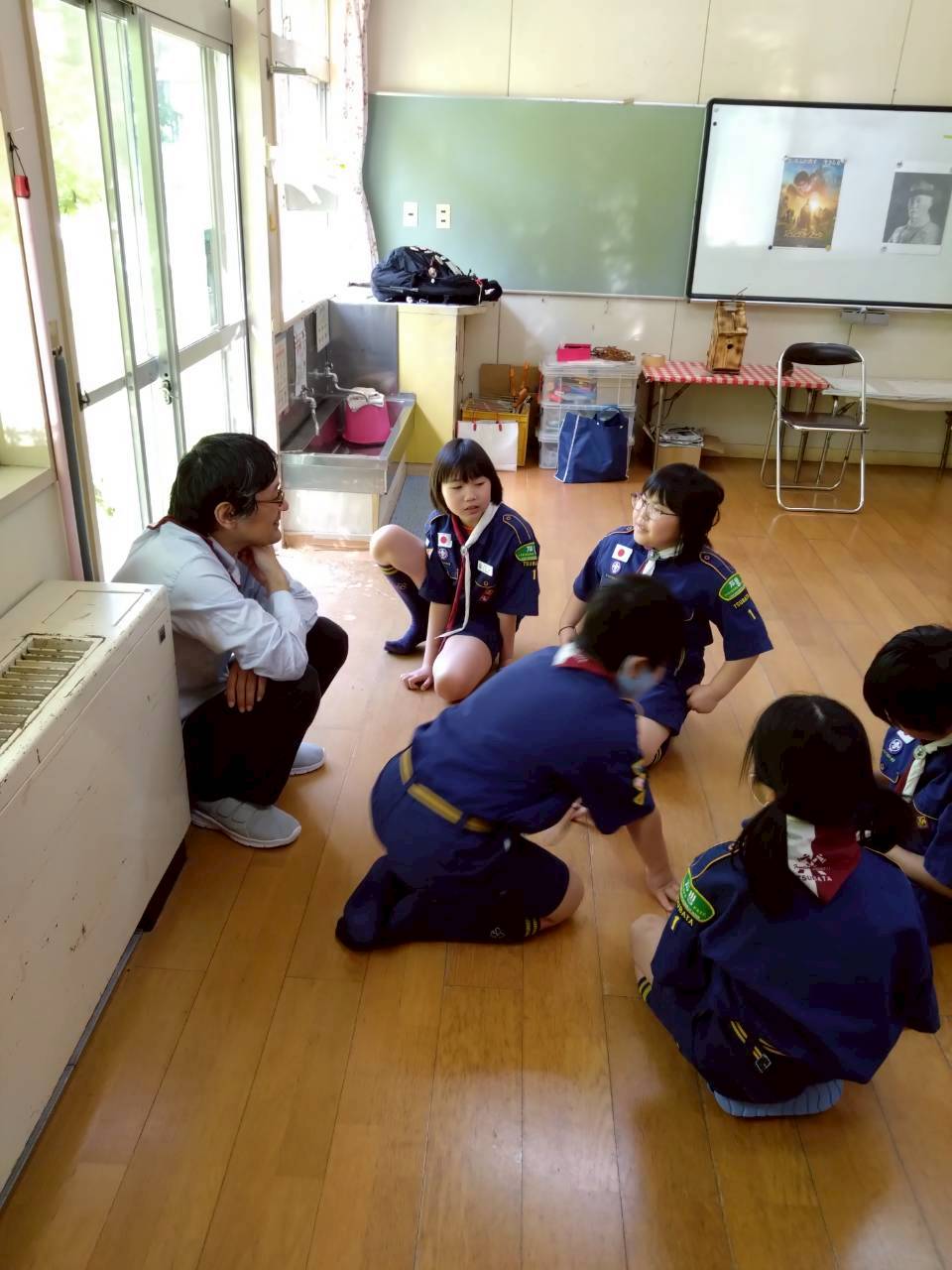 組で何を伝えたいかな？話あってみました🤨