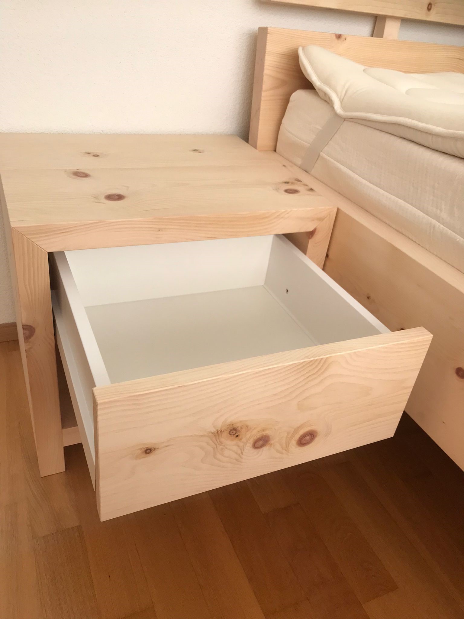 ... auf Gehrung gearbeitet 