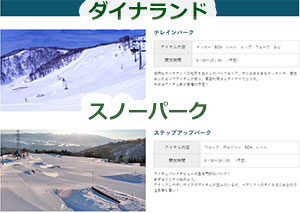 岐阜県　ダイナランド　スノーパーク　スキー場ゲレンデ情報　ビッグマウンテン