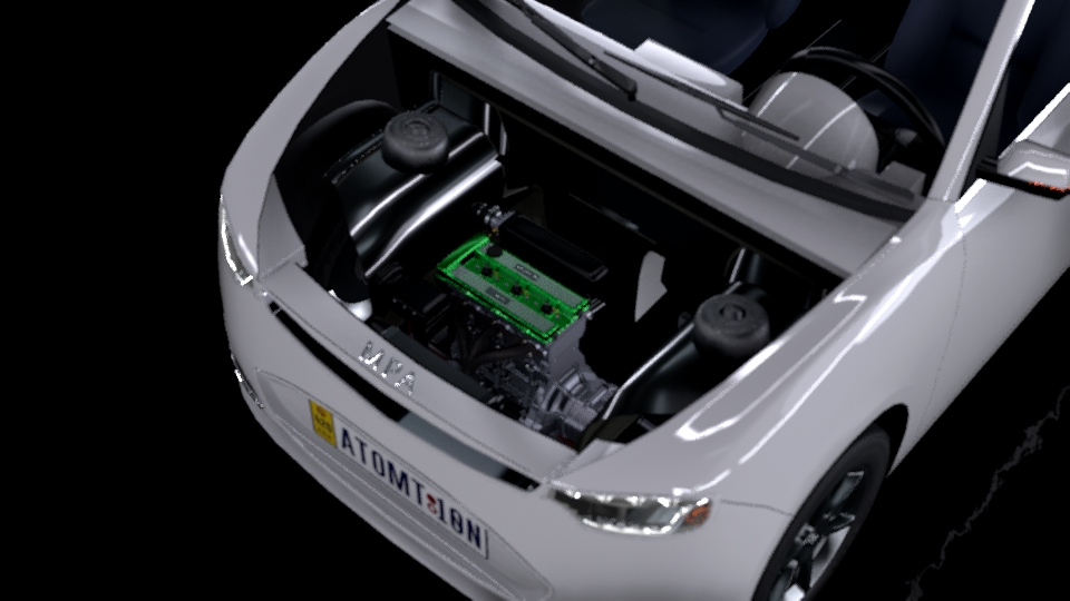 EcoDrive3 658cc DOHC 16V engine, under the hood of the Model X 2020.