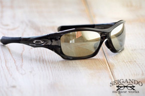 ◎フレーム：OAKLEY／PITBULL （オークリー／ピットブル）、◎レンズ：TALEX／TRUEVIEW SPORTS （タレックス／トゥルービュースポーツ）