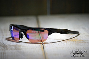 ◎フレーム：OAKLEY／HALF JACKET2.0　◎レンズ：OAKLEY／OAKLEY PRIZM GOLF