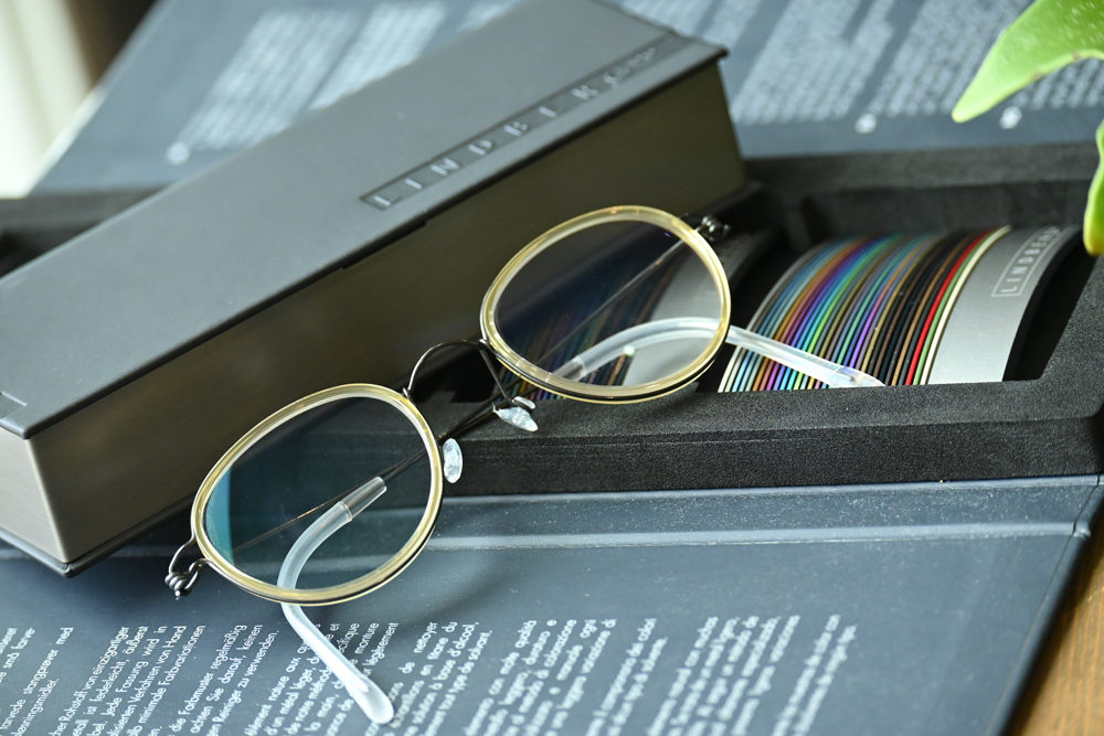 【少年野球にも常用メガネにも使う弱視矯正用メガネ】フレーム：LINDBERG RIM JAKIE　レンズ：Ito Lens ACROLITE1.74 TRN Cort