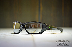 ◎フレーム：OAKLEY／PITBULL CUSTOM　◎レンズ：TALEX／TRUEVIEW SPORTS