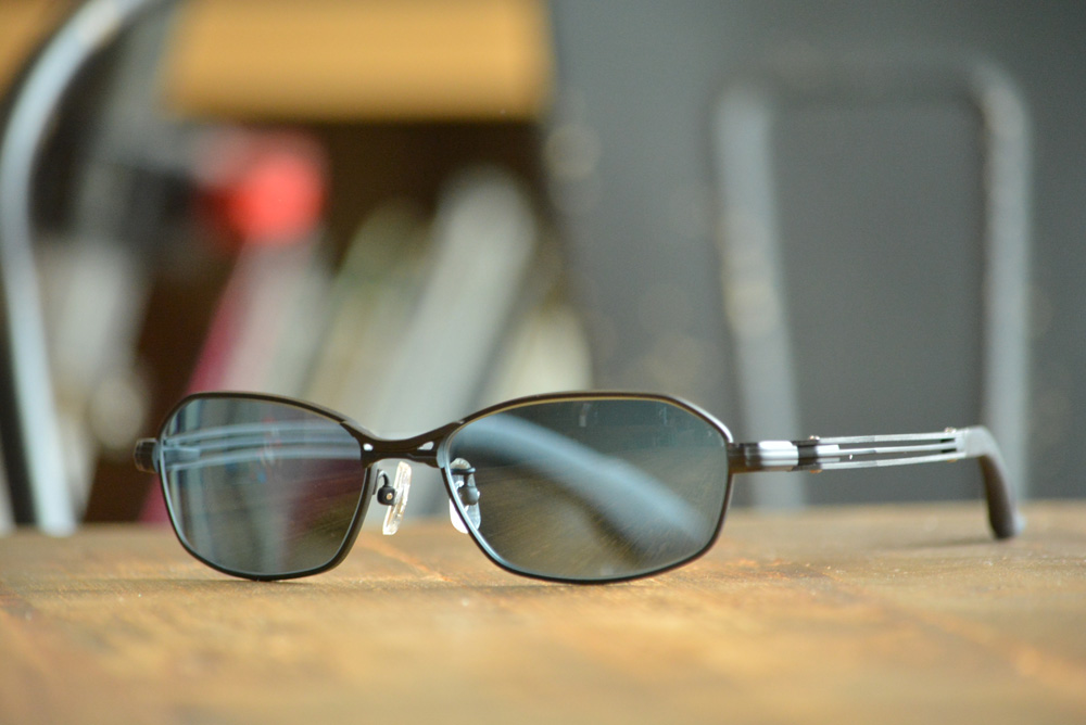 【オフショアフィッシング用の度付き偏光サングラス】　フレーム：Zeque Feiz’55 　 レンズ：TALEX EASE BLUE