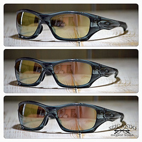 ◎フレーム：OAKLEY／PITBULL　◎レンズ：DRIVE WEAR