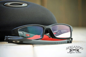 ◎フレーム:OAKLEY/CROSSLINK small ◎レンズ:SHOWA光学/ ULTIMAX Ⅲ DFC