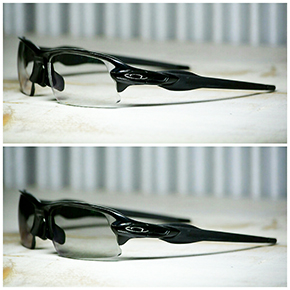 ◎フレーム：OAKLEY／FLAK2.0　◎レンズ：OAKLEY／OTD SV TRANSITIONS