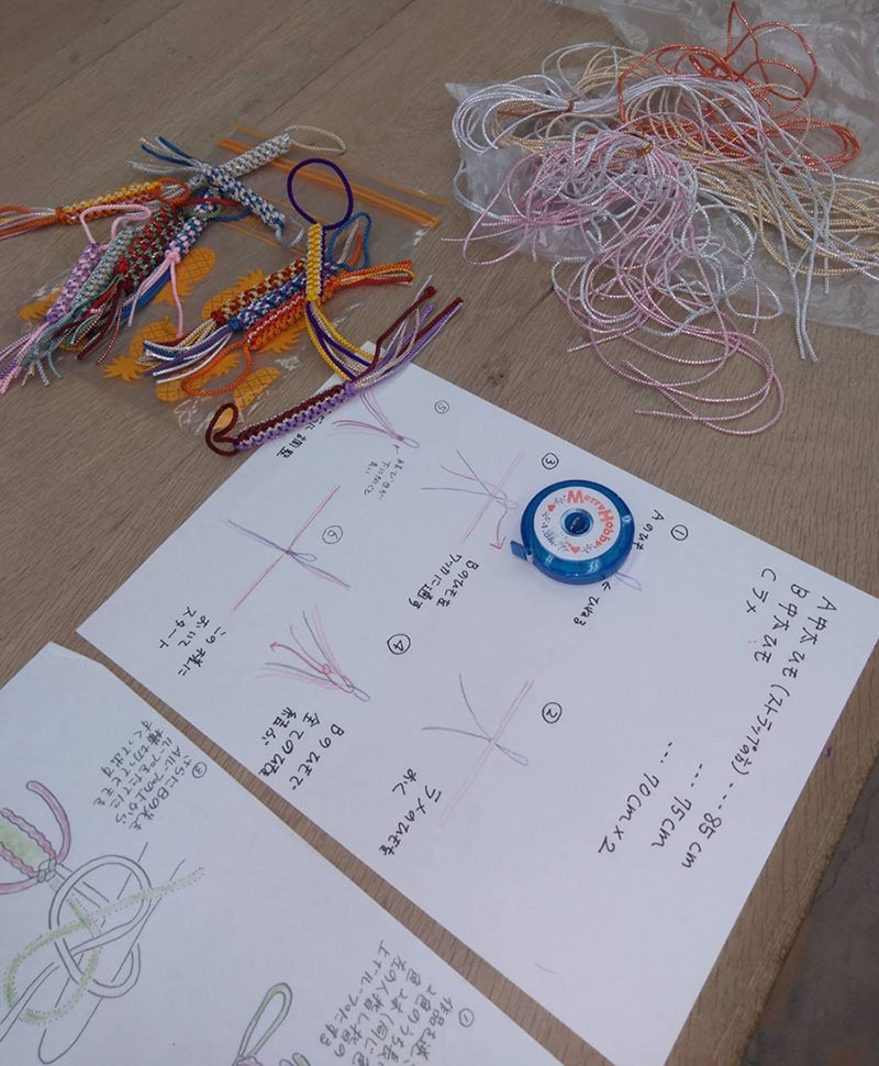 ＜2022春＞組紐作製会