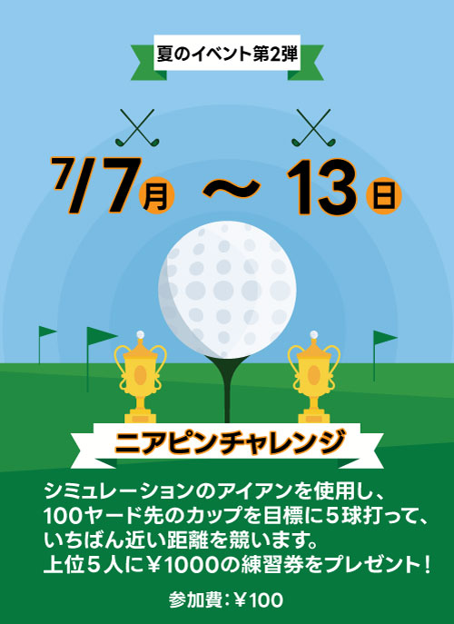 ニアピンチャレンジ！