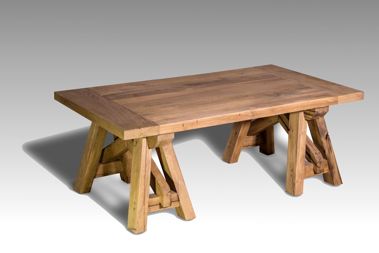 Massivholz Couchtische Galerie - Couchtisch Eiche massiv
