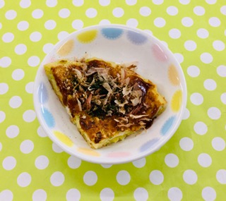 2/6　牛乳　お好み焼き
