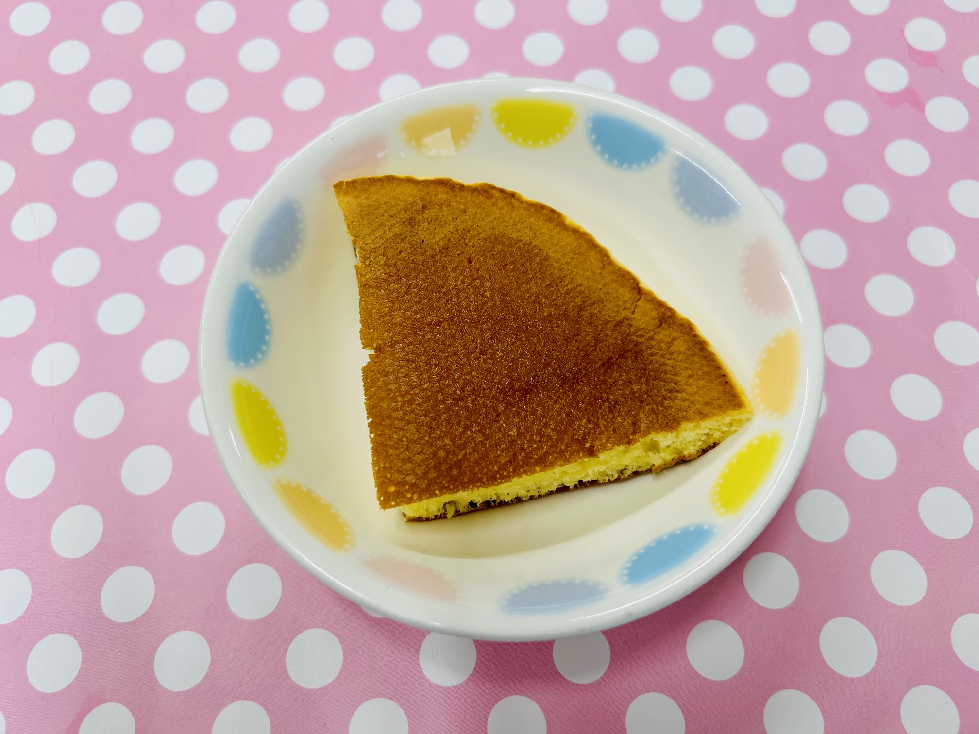 7/1　牛乳　ホットケーキ