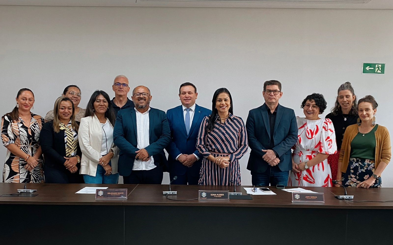 Des représentant.es des 3 partenaires à l'assemblée législative d'Amapa lors d'une mission plaidoyer à Macapa (Brésil)