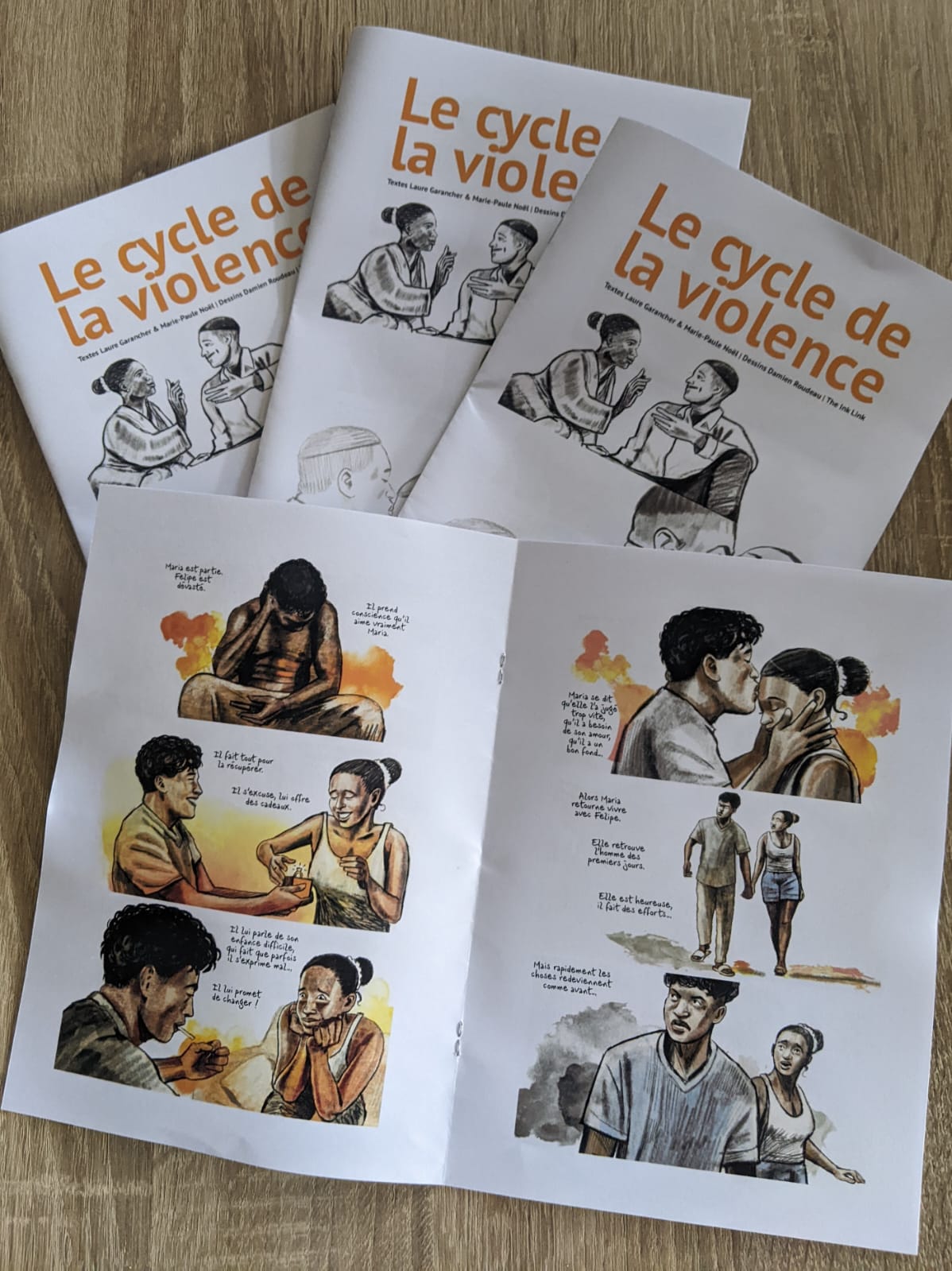 Un diagnostic sur les violences conjugales conduit entre 2020 et 2022 a été restitué à la population sous forme de Bande-dessinée