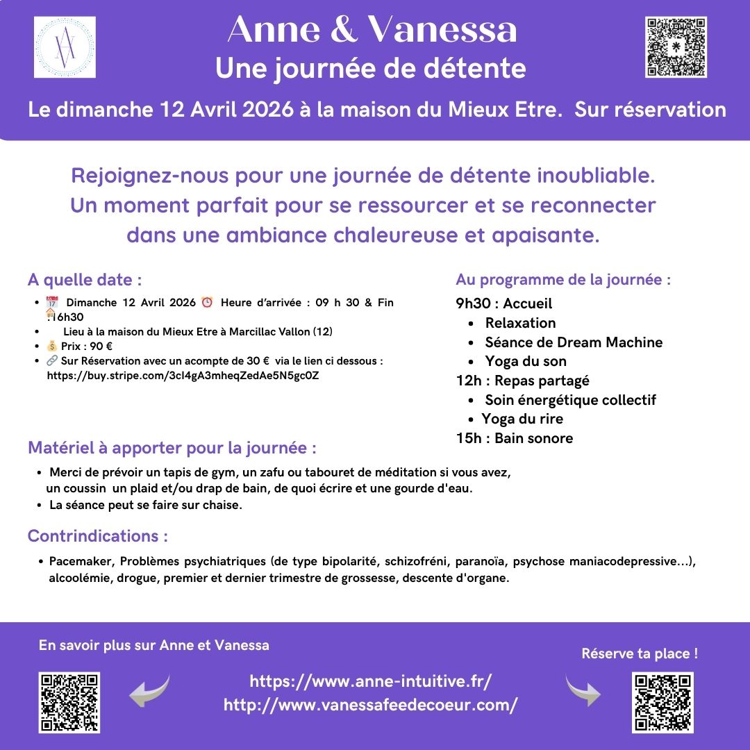 Journée Détente avec Vanessa
