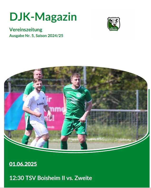 Vereinszeitung Heft 5 Saison 2024/25