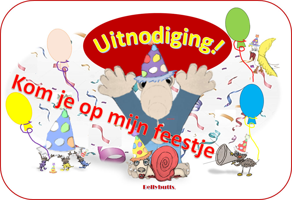 Uitnodiging! Kom jij ook op mijn feestje!