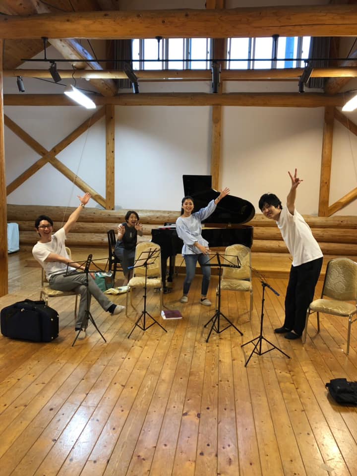講師たちは前日入り♪打ち合せ&リハ