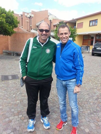 Con Stefano Baldini a Formia (2014)