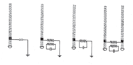 Means for long conductors of electricity forming part of an electric circuit and electrically connecting said ionized beam to an electric circuit. Hettinger 1917 -(U.S. Patent 1,309,031)