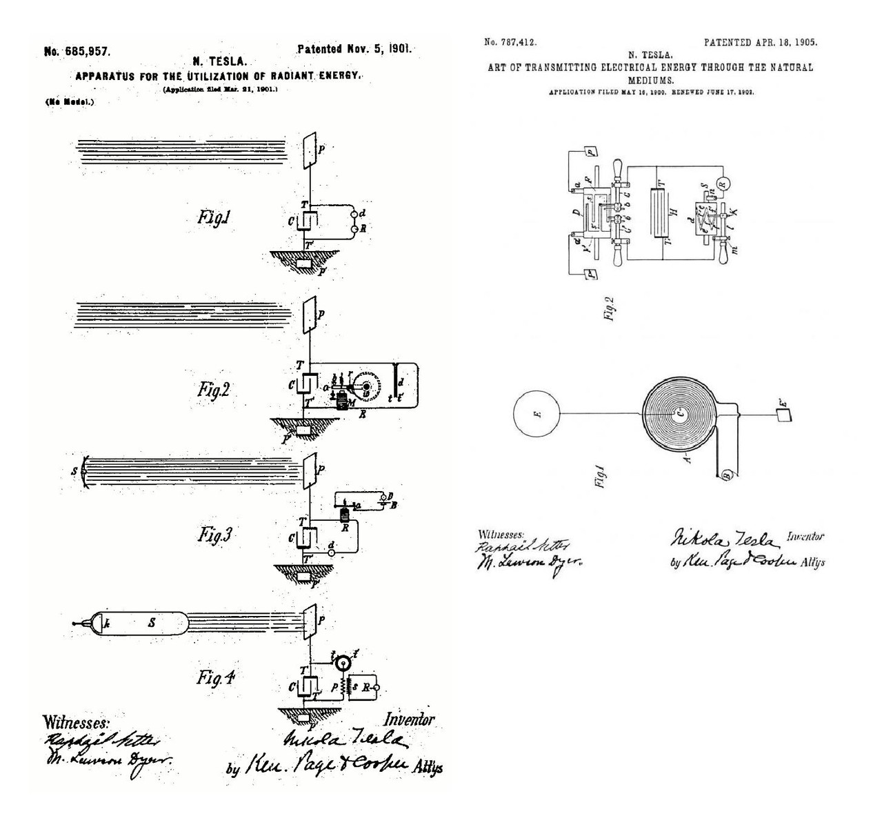 tesla radiant energy collector patent tesla radiant energy collector patent