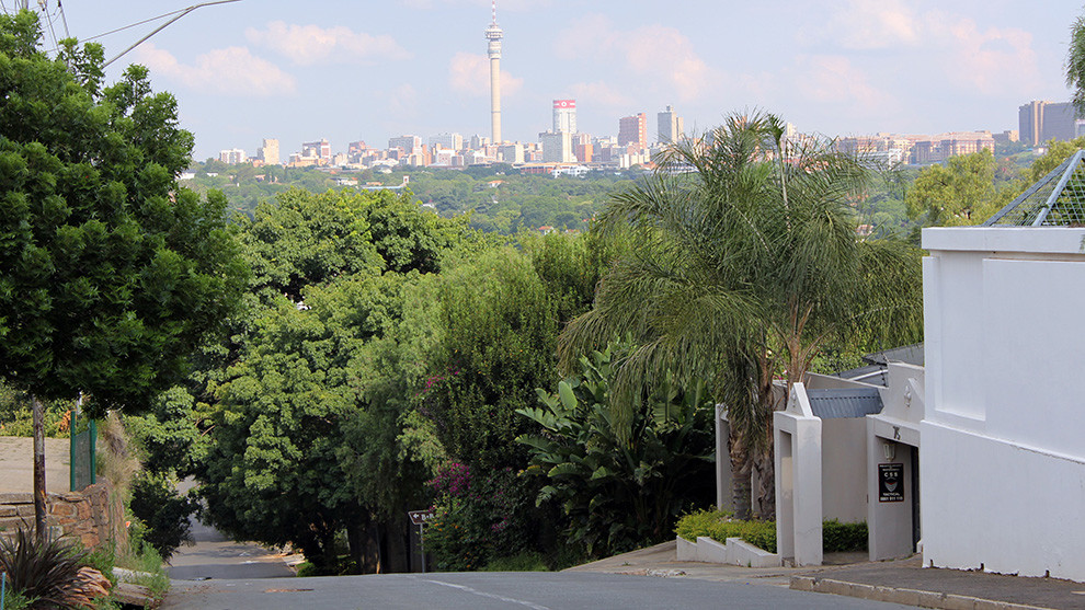 View from Melville on CBD, Johannesburg/South Africa
