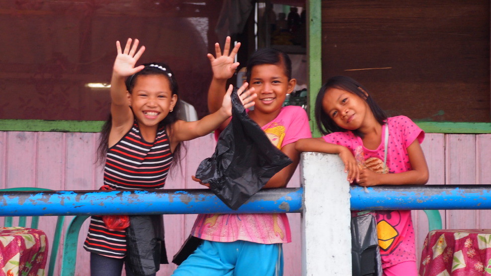 Warm welcome in Manado, Indonesia