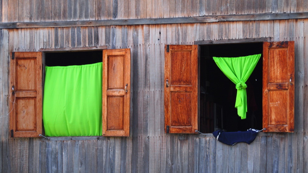 Windows, Nyaung Shwe, Myanmar