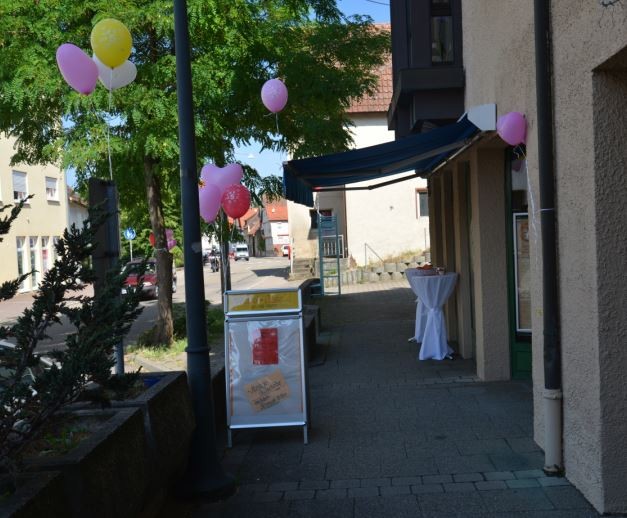 von aussen nicht zu übersehen