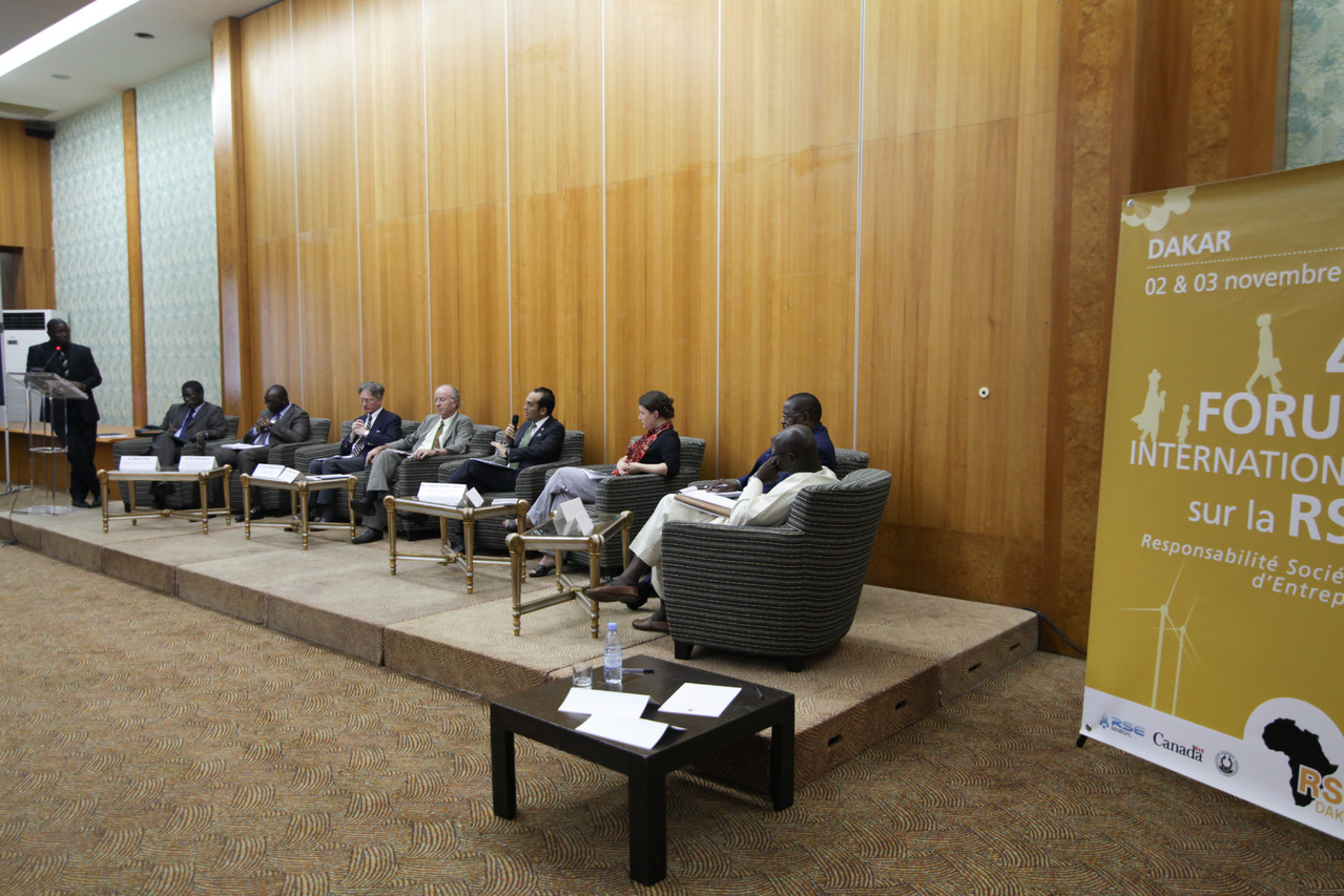 Forum RSE Senegal 2012 - panel de discussion